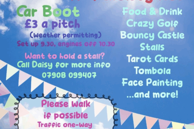Family Fun Day and Car Boot Sale on Cholsey Rec